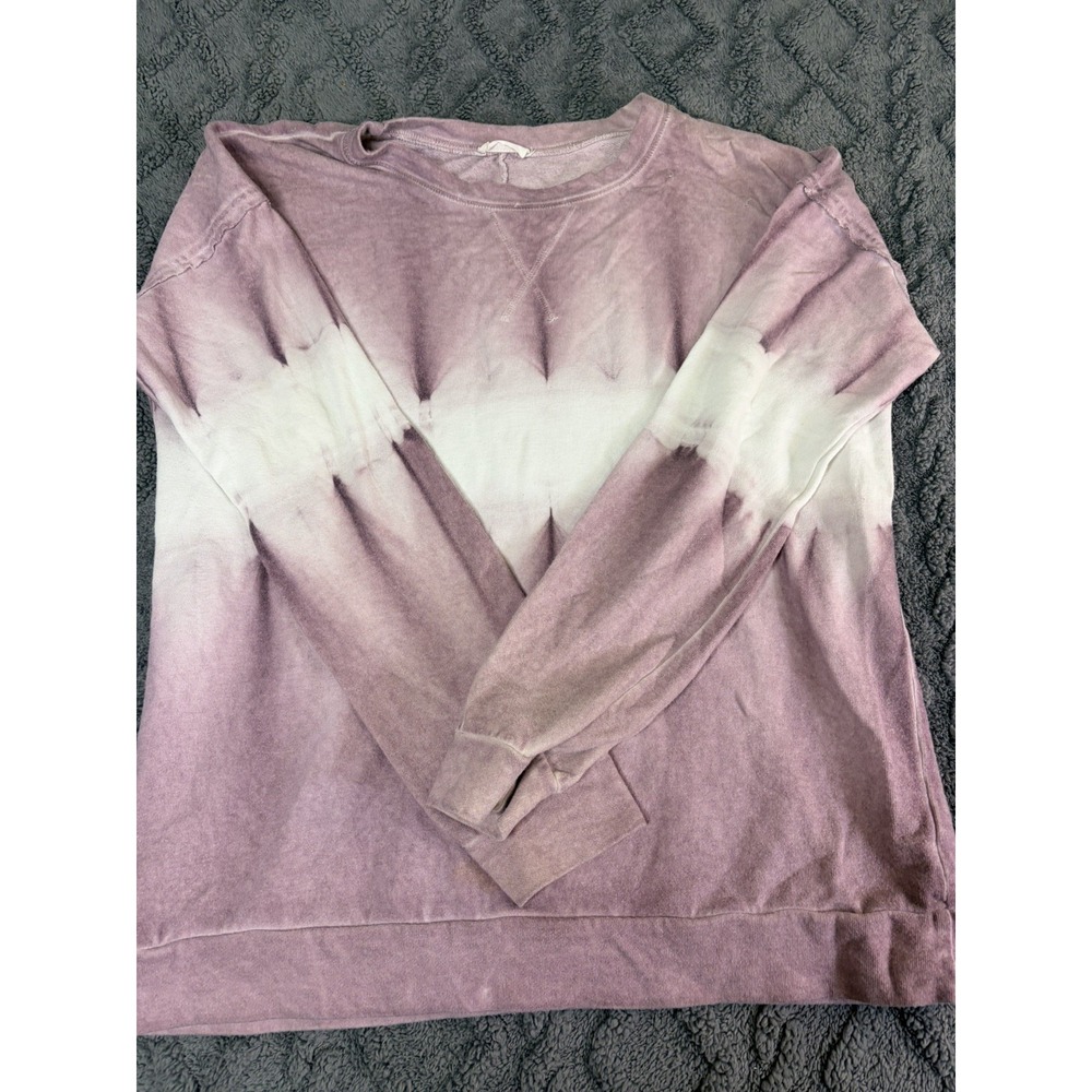 Hem & Thread Tie Die Sweater Size Small
